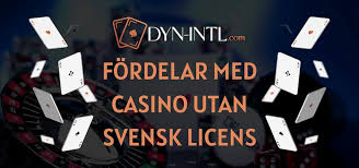 Casino utan svensk licens för låg insättning